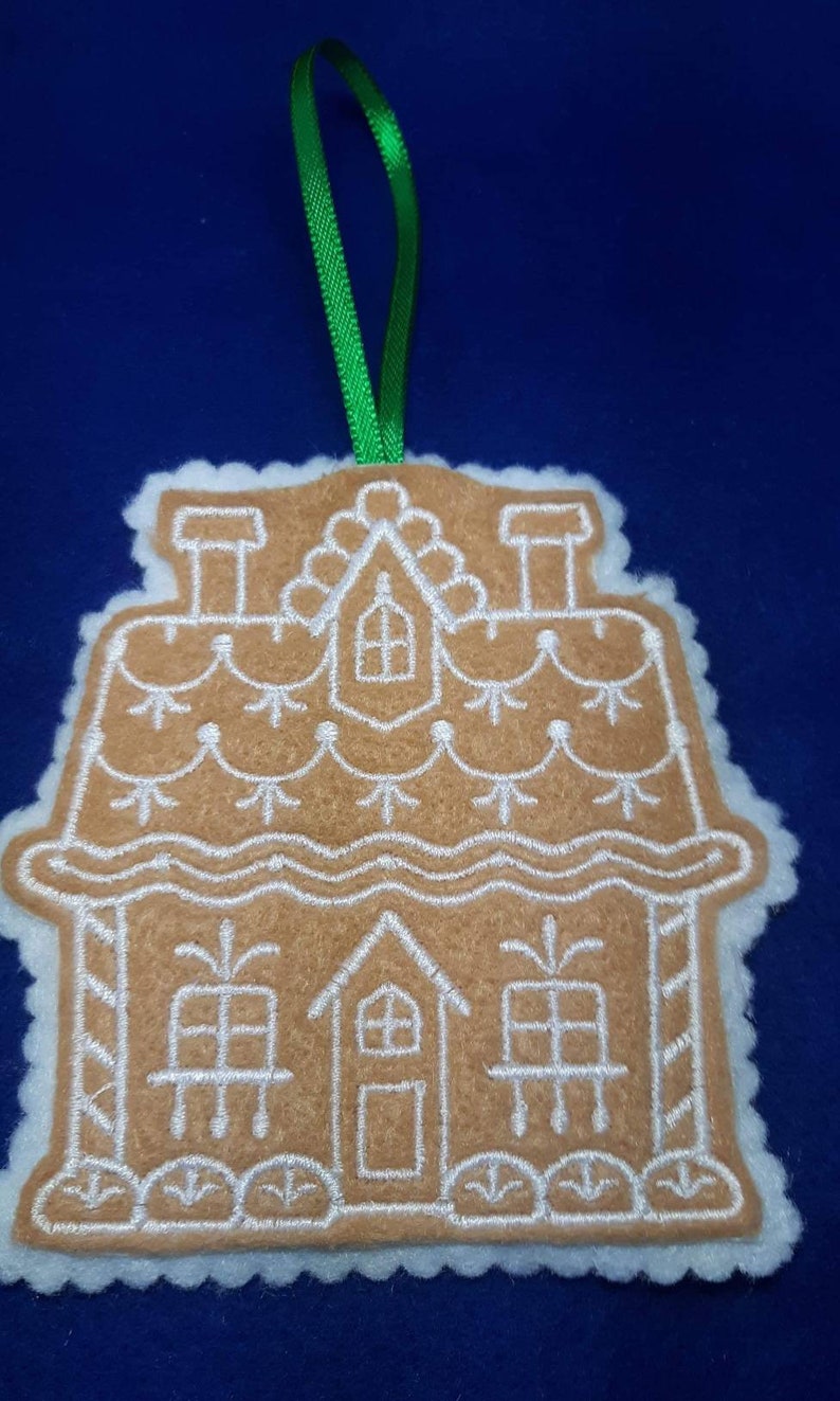 Gingerbread house ornaments set of 3