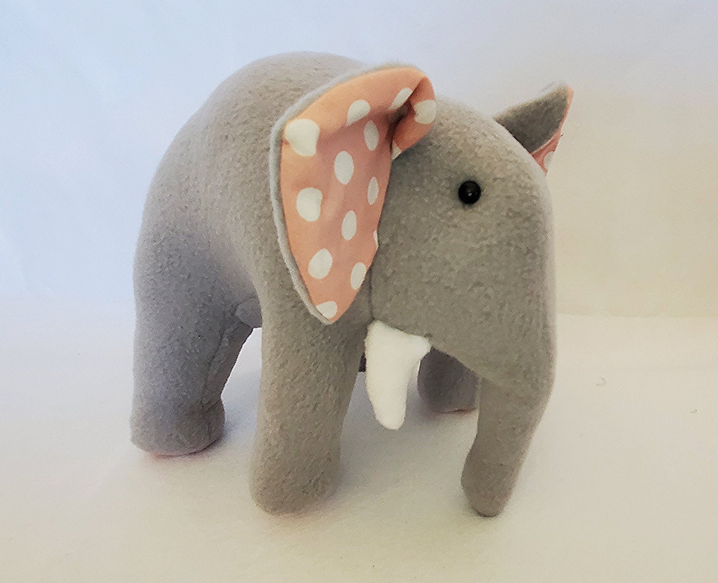 Handmade Elephant Stuffed Animal Etsy