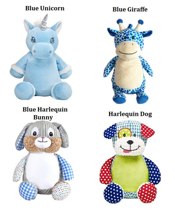 personalized embroidered stuffed animals