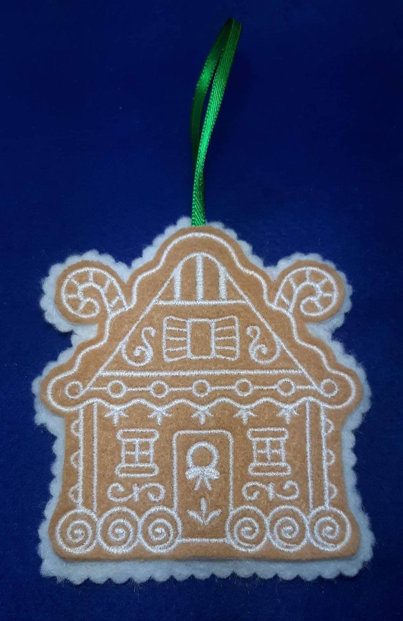 Gingerbread house ornaments set of 3