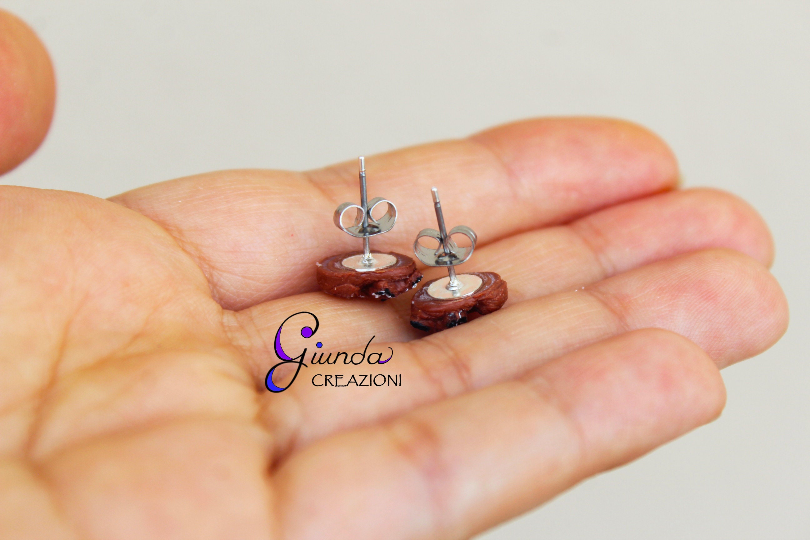 Orecchini Pendenti Orecchini A Bottone In Argento Sterling 925 Con Cerchio Piatto Rotondo Da 4 Mm, Mini Orecchini A Bottone Con Cerchio Semplice - Italia Anello Pandora Cuore - Foto 4