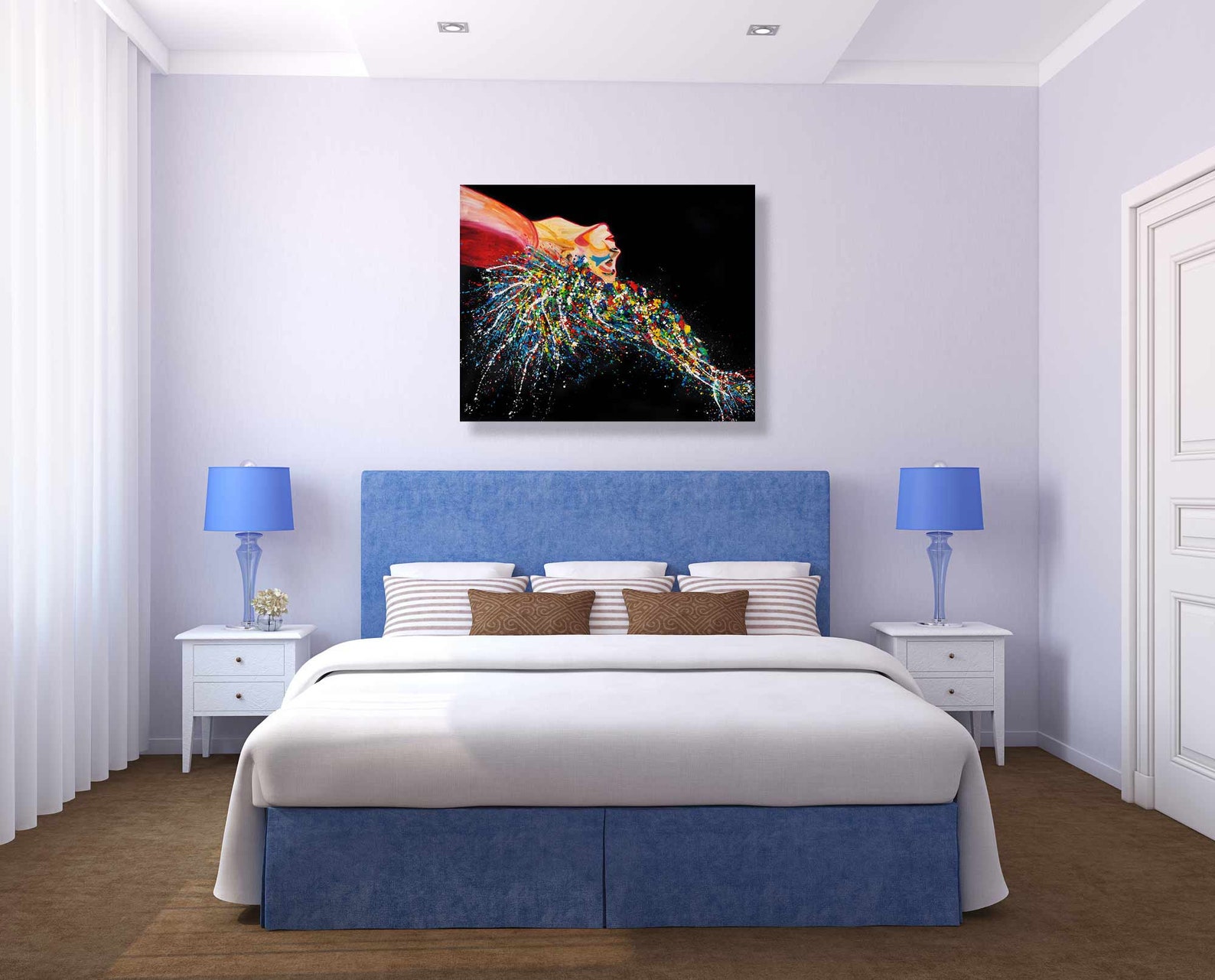 Romantic Art Bedroom Decor Pop Art Print Modern Wall Decor Etsy