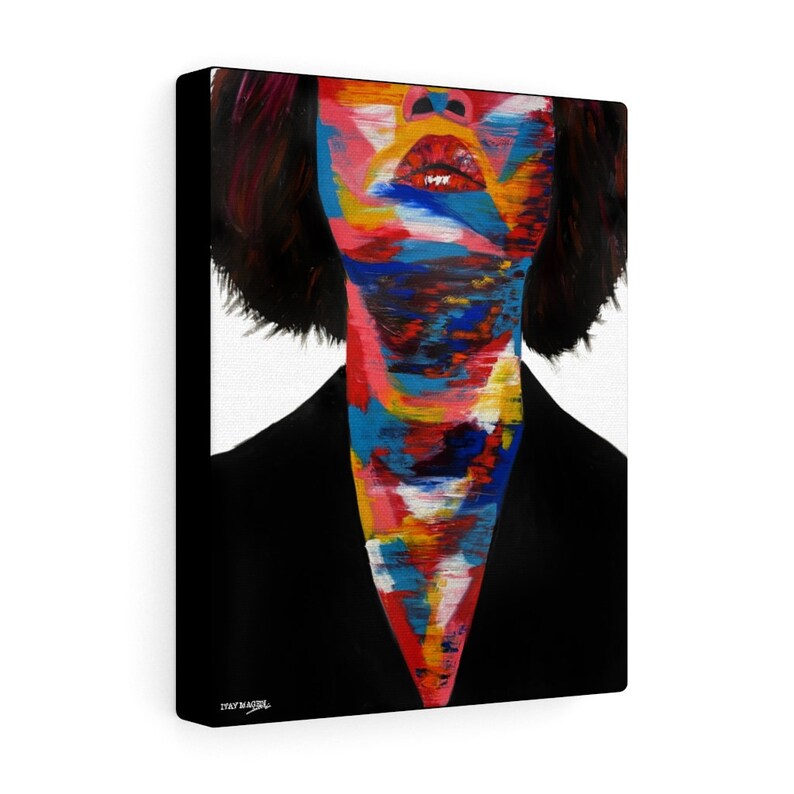 Large Wall Art Ready to Hang Canvas Print Modern Art Living Etsy Israel