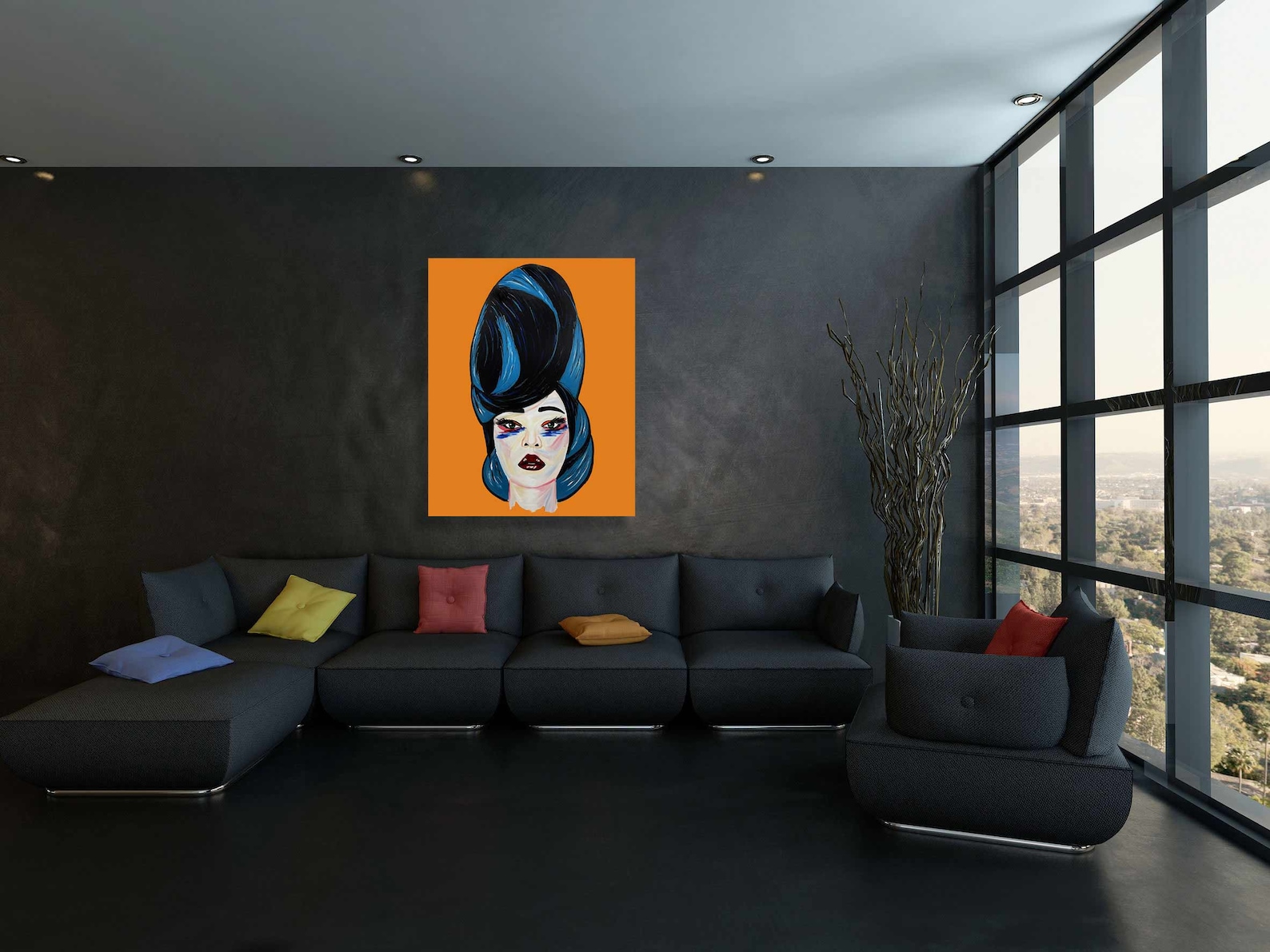 Modern Art Living Room Decor Living Room Wall Art Bedroom Etsy