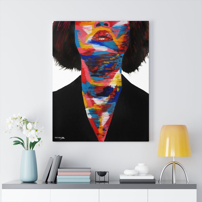 Large Wall Art Ready to Hang Canvas Print Modern Art Living Etsy