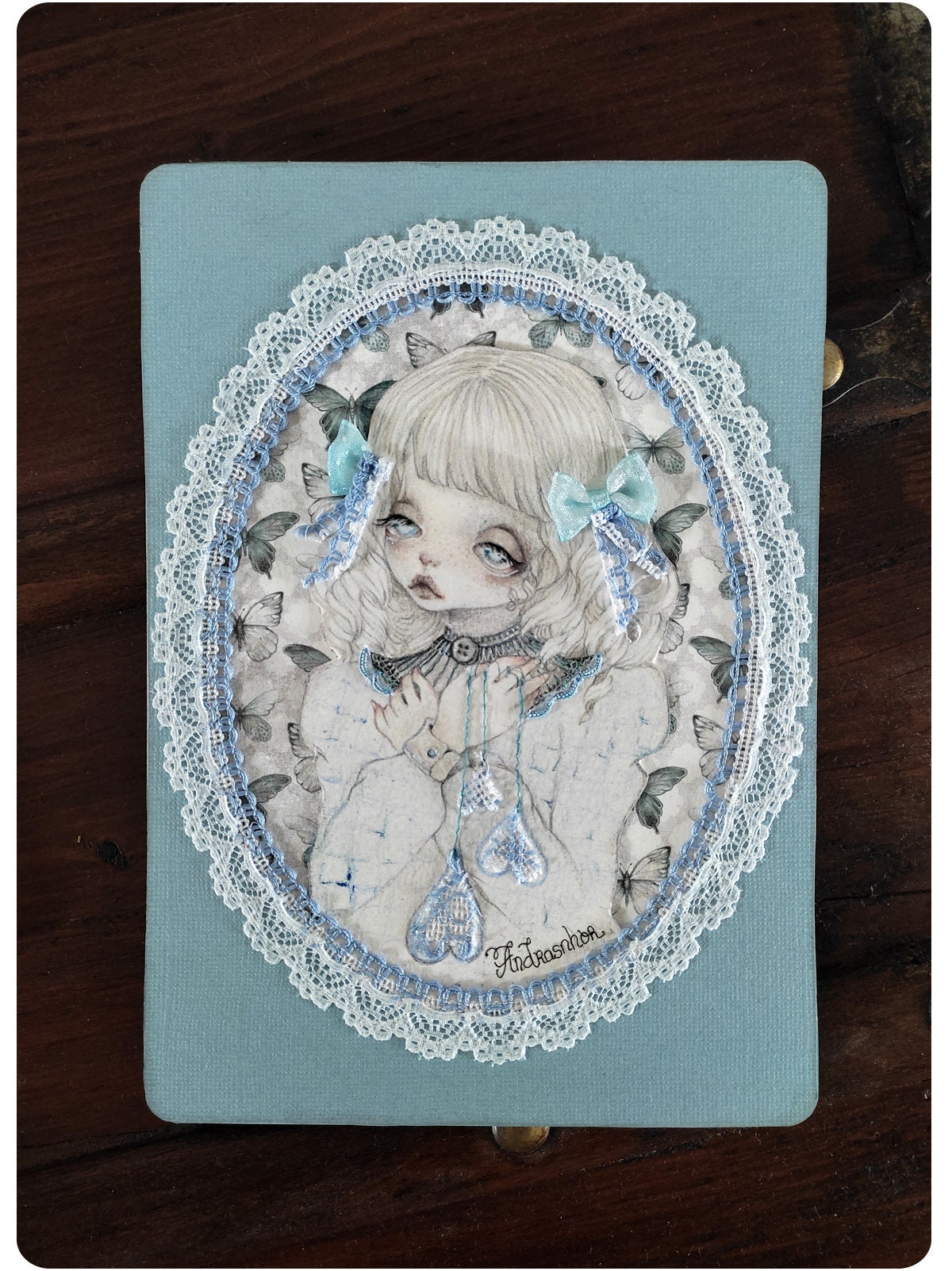 Oeuvre Originale - Carte Protège Ton Coeur