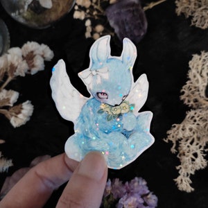 Engel Hase Schmetterling Holographisch Wasserdicht Vinyl Glänzend