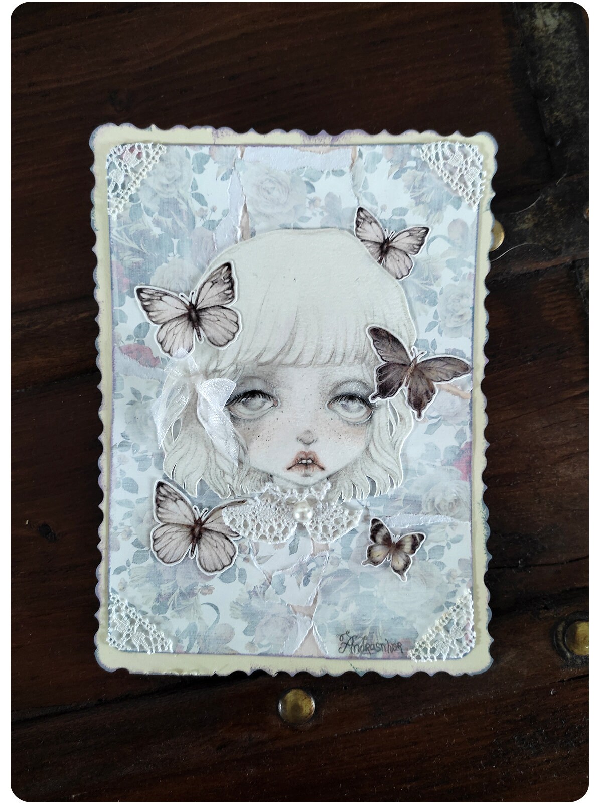 Oeuvre Originale - Carte Fait Main