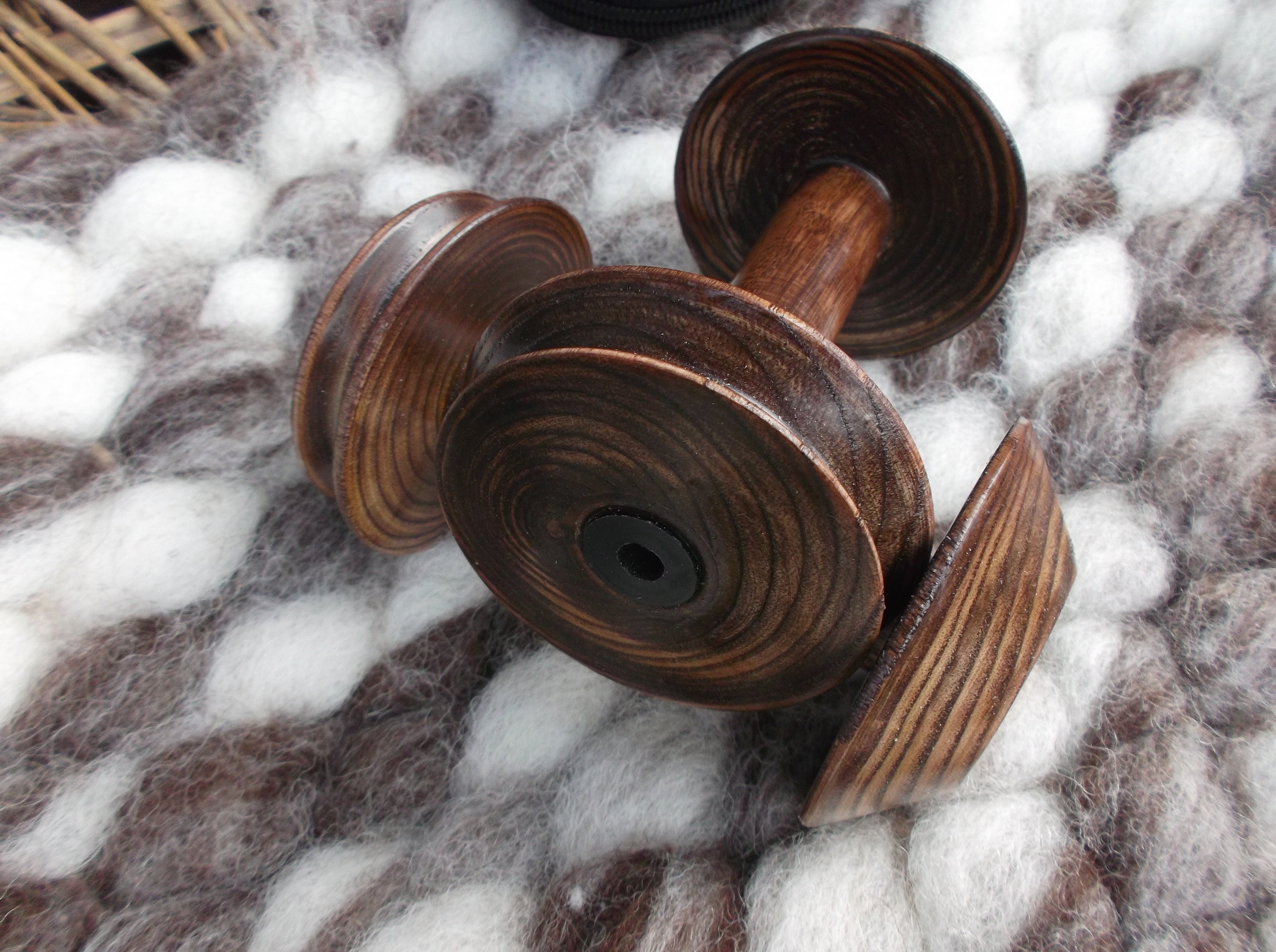 Rappard Wee / Little Peggy Spinning Wheel Bobbins Hand Turned Etsy UK