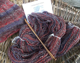 Knitting Kit Knit your own Beanie with handspun wool