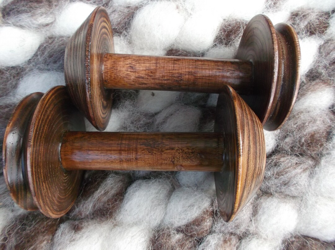 Rappard Wee / Little Peggy Spinning Wheel Bobbins Hand Turned Etsy