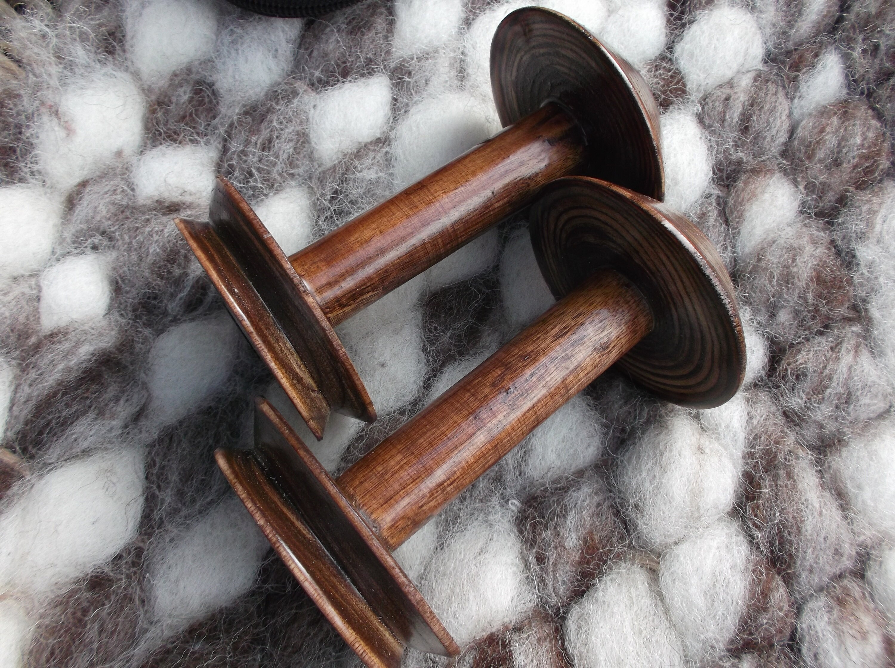 Rappard Wee / Little Peggy Spinning Wheel Bobbins Hand Turned Etsy UK
