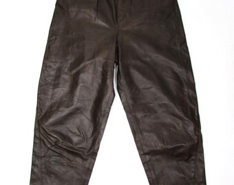 Vintage Handmade Leather Rocker Pants Anna Corinna main image 1