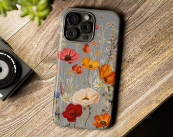 Wildflowers Phone Case, Flowers Phone Case, Gift for Her, iPhone Case, Samsung Phone Case