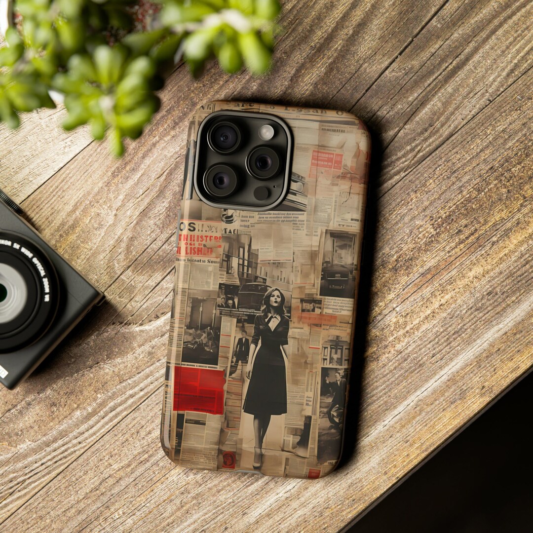 Phone Case Epaper Newspaper Collage Phone Case, Fashion Phone Case, Collage Phone Case ...