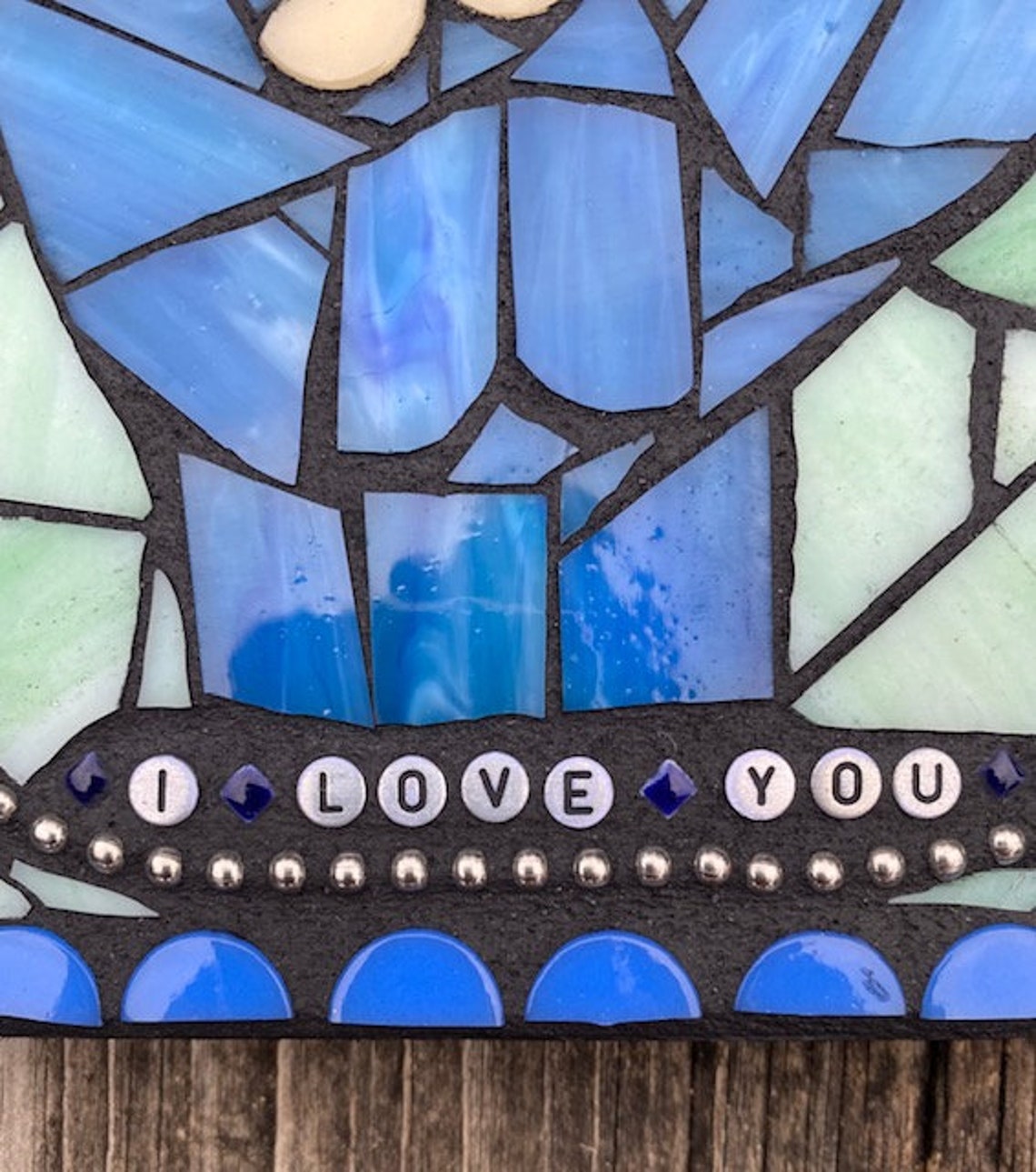 Stained Glass Mosaic Mosaic Plaque ASL Love I Love You Etsy