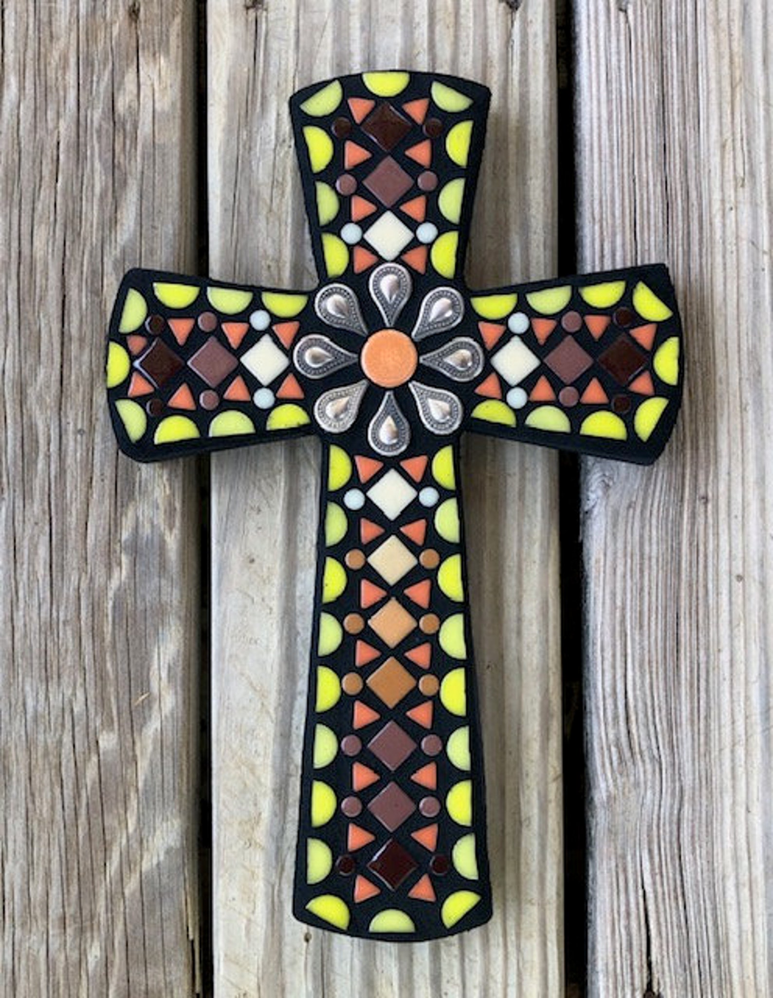 Cross Mosaic Wall Hanging main image 0