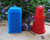 3 xDr Who type soap : Tardis & Dalek