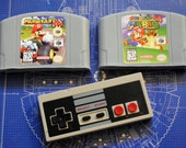 N64 Cart and retro Controller Parody Soaps: Retro and geeky! Handmade parody cartridge controller soap - Mario