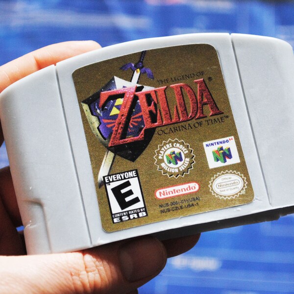 N64 Zelda Cart parody Soap: Retro and geeky! Handmade cartridge soap - Zelda, Link, Cart