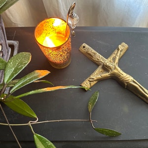 Vintage Crucifix, Wall Crucifix For Home, Wood Crucifix, Vintage Wall Crucifix, Christian Wall Art, Vintage Easter, Religious Wall Art,