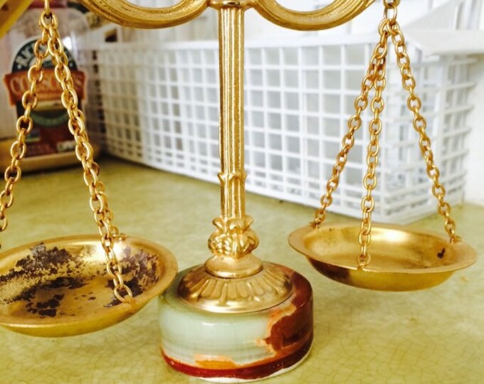 Vintage Scales of Justice Ashtray Balancing Scales of Etsy