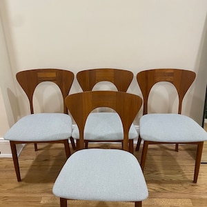 Set of 4 Danish Niels Koefoed Hornslet Peter Chairs