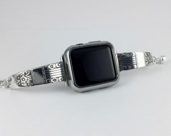 38mm - 40mm - 41mm / Series 10/11 - 42mm iWatch Band- Size 6 1/2 inches - Silver iWatch Band - # 9874