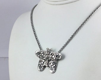 Butterfly Necklace - Flatware Butterfly Necklace - # 7916