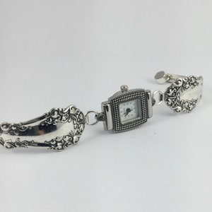 Spoon  Handle Watch - Size 7 1/2 inches - Bent Spoon Jewelry - # 3855
