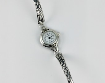 Spoon Handle Watch - Size 7 1/4 inches - Womens Wrist Watch - # 11540
