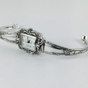 Spoon Handle Watch - Size 7 inches - Silver Wrist Watch - # 10316
