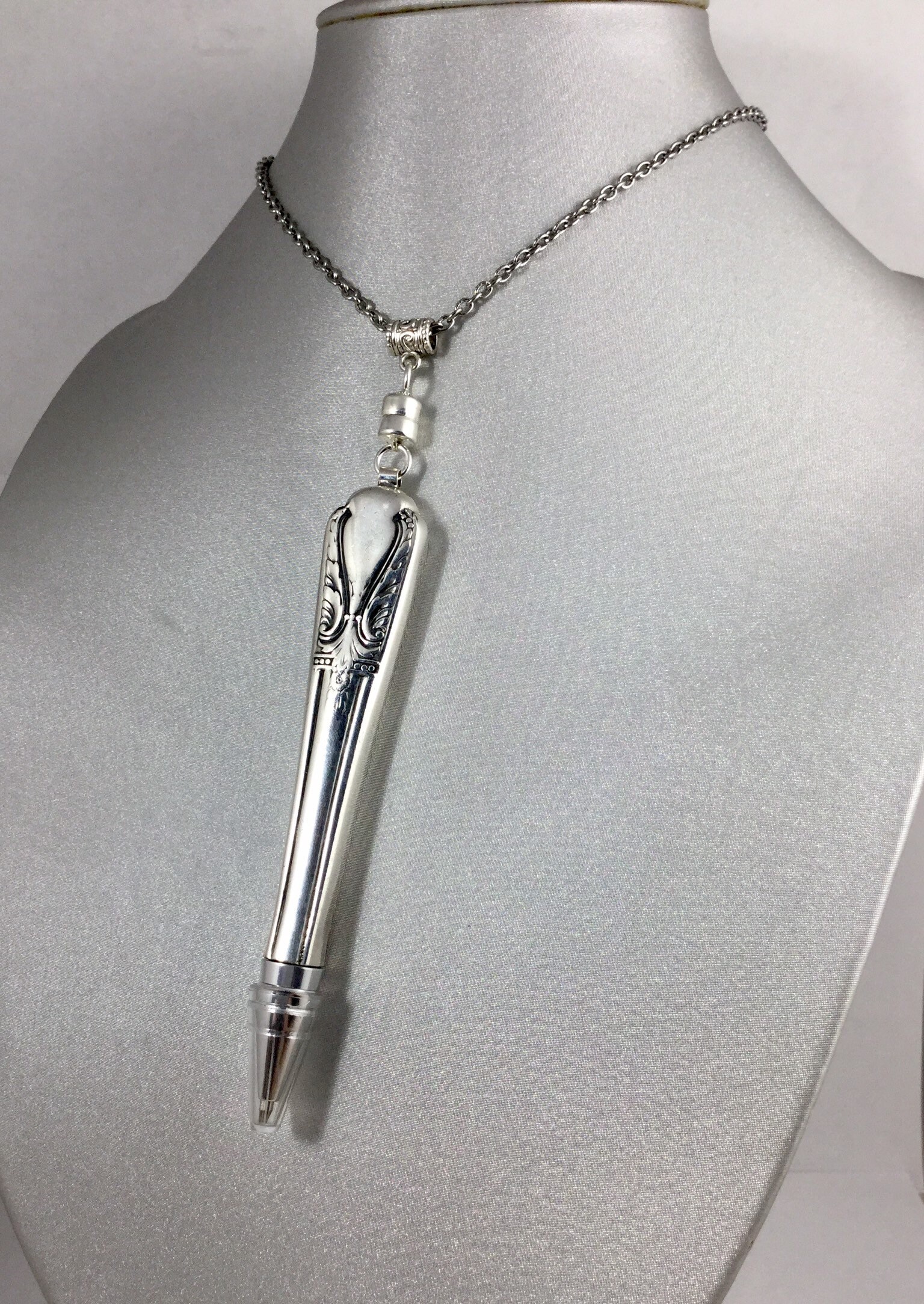 Detachable Ink Pen Necklace w/ Chain 3104 Etsy