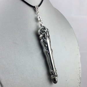 Detachable Touch Screen Stylus Necklace - # 5530 - Silver Stylus Necklace - Unique Stylus Necklace - Stylus Necklace