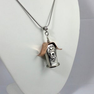 Bird House Necklace - Flatware Jewelry - # 5127