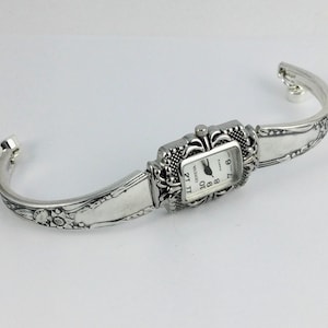 Spoon Handle Watch - Size 7 inches - Silver Wrist Watch - # 11696