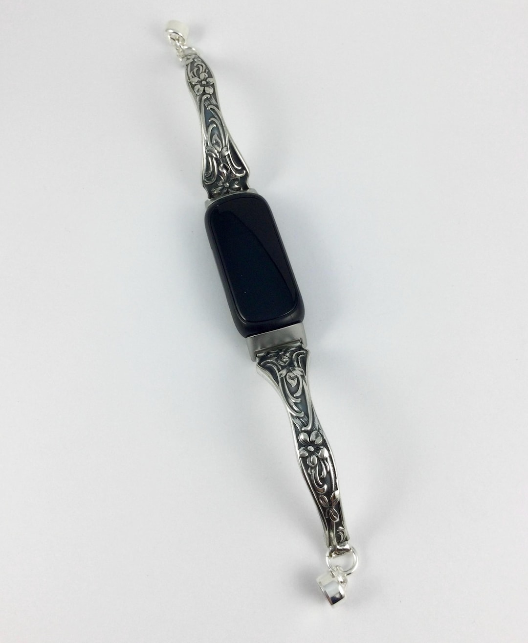 Silverplate Spoon Fitbit Inspire 3 Band - Magnetic Clasp, 7 Inch