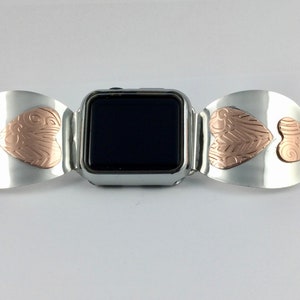 38mm - 40mm - 41mm / Series 10 - 42mm iWatch Band - Size 6 3/4 Inches - Mixed Metal iWatch Band - # 9430