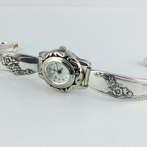 Spoon Handle Watch - Size 7 1/4 inches - Flatware Wrist Watch - # 11307