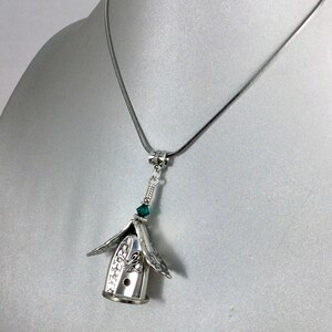 Birdhouse Necklace - Flatware Necklace - # 10806