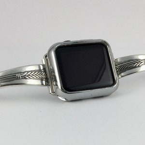 38mm - 40mm - 41mm / Series 10 - 42mm iWatch Band - Size 6 3/4 inches - Silver iWatch Band  - # 10409