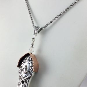 Birdhouse Necklace - Flatware Necklace - # 9075