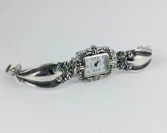 Spoon Handle Watch - Size 6 1/2 inches - Vintage Style Wrist Watch- # 10717