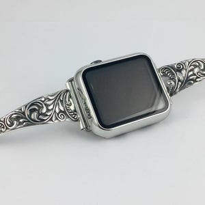 Silverplate Spoon Handle iWatch Band: 42-49mm/ Series 10/11 - 46mm - 7 inch - # 11812