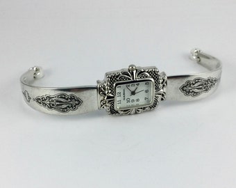 Spoon Handle Watch - Size 6 3/4 inches - Silver Watch Band - # 9877
