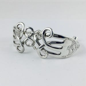Fork Bracelet - Size 7 1/4 Inches - Womens Flatware Bracelet - # 10581