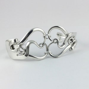 Fork Bracelet - Size 7 1/4 inches - Bent Fork Jewelry - # 8032