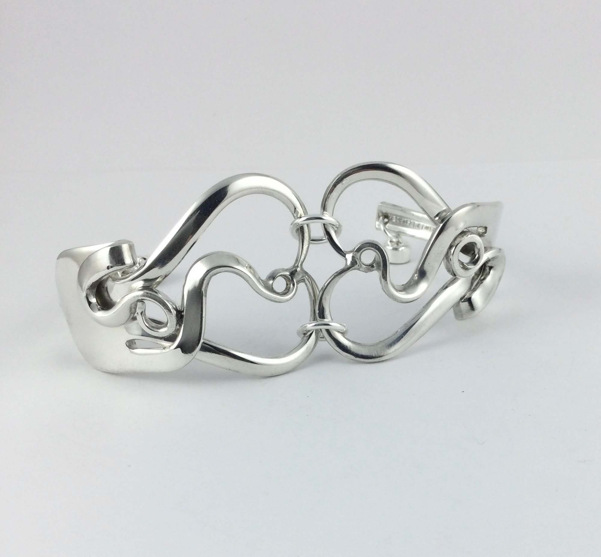 Fork Bracelet - Size 7 1/4 Inches - Bent Fork Jewelry - # 8032 - Etsy