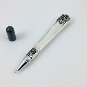 Silverplate Knife Handle Ink Pen - Womens Ink Pen - # 9980