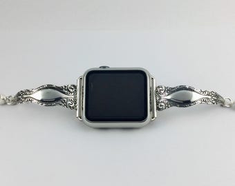 42mm - 44mm - 45mm - 49mm / Series 10/11 - 46mm  iWatch Band- Size 7 inches - Bent Spoon Jewelry - # 11230